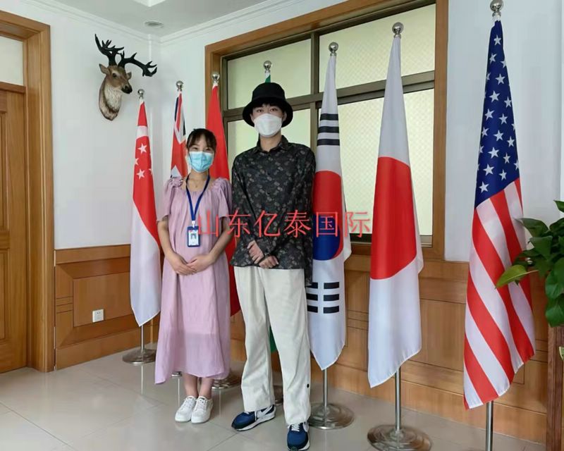 感谢公司本地小哥哥信任，报名日本留学10月生